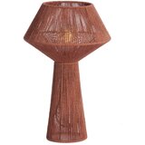 Light & Living Crvena stolna lampa sa sjenilom od jute (visina 47 cm) Fugia – | shoptok.hr