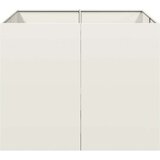 vidaXL Sadilica bijela 100x100x80 cm od čelika | shoptok.hr