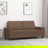The Living Store Dvosed rjav 140 cm blago - Kavč Dvosed, (21835723) | Shoptok.si