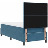  s opruga kutije Tamno plava 80 x 200 cm Baršun | shoptok.hr