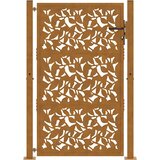  Vrtna vrata 100x150 cm, dizajn s čeličnim krilom otpornim na vremenske uvjete | shoptok.hr