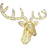 vidaXL Reindeer vuče saonice Topla bijela 60 cm PET Cijene