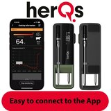 HerQs Double Max - Termometer za žar - Kuhinjski termometer, žar, digitalni, temperatura jedra, termometer za meso, Bluetooth, aplikacija, brezžični, (20939184) | Shoptok.si