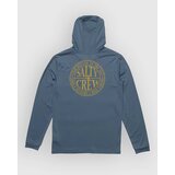 Salty Crew Global Hood Sunshirt Longsleeve Lycra pilot blue | Shoptok.si
