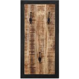 vidaXL Stalak za kapute 40x2x80 cm Puno grubo drvo Mango | shoptok.hr