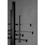 Dutchbone Črn jeklen obešalnik 71x185 cm Rumex – | Shoptok.si