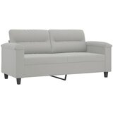  Dvosjed s jastucima svjetlosivi 140 cm od mikrovlakana | Eponuda.com