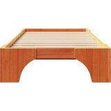  Krevetna konstrukcija Smeđi vosak Čvrsto drvo 90 x 200 cm | shoptok.hr