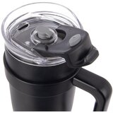 Orion Črn termo lonček s slamico 1,2 l Termo – | Shoptok.si