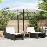vidaXL Vrtni senčnik z jeklenim drogom bel 324x324x247 cm | Shoptok.si