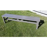 Serija pohištva za uporabo na prostem VIKING, klop, siva, dolžina 1900 mm | Shoptok.si