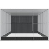  Kavez za ptice s produžetkom srebrni 704x303x216 cm čelični | Eponuda.com