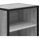 vidaXL Nočna omarica 2 kosa siva sonoma 40x31x50 cm inž. les in kovina | Shoptok.si