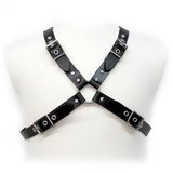LEATHER BODY BLACK BUCKLE HARNESS FOR MEN | Shoptok.si