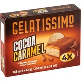  Sladoled GELATISSIMO karamel bar 4x51ml Cene