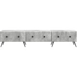  ormar Betonska siva 147 x 34,5 x 30 cm Konstruirano drvo | shoptok.hr