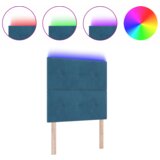 LED uzglavlje tamno plavo 80 cm baršun | shoptok.hr