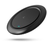Ksix bežični brzi punjač, 15W, USB-C na USB-C kabel, crni | shoptok.hr