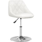 Furnova Barski stolček belo umetno usnje, (22056024) | Shoptok.si