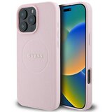 Guess OVITEK ZA MAGSAFE GRINNED GOLD RING CASE ZA IPHONE 15 PRO MAX ROZA, (21899397) | Shoptok.si