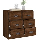  Komoda smeđi hrast 70x35,5x67,5 cm konstruirano drvo | shoptok.hr