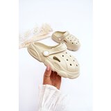 Kesi Children's foam slippers Crocs Beige Cloudy cene