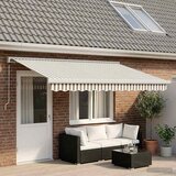  Povlačivi tende Svijetlo siva i bijela. 450 × 300 cm | shoptok.hr