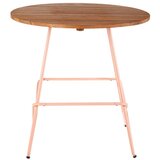 Premier Housewares Okrogla jedilna miza iz masivnega bresta ø 80 cm District – | Shoptok.si