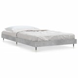  Okvir kreveta boja betona 100x200 cm od konstruiranog drva | shoptok.hr