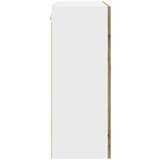 vidaXL Stenska kuhinjska omarica s polico Umetni hrast 80 x 31 x 80 cm | Shoptok.si