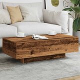  Stolić za kavu boja drva 100 x 49,5 x 31 cm konstruirano drvo | Eponuda.com