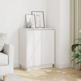 Maison Chic Komoda - Predalnik bela 60x34x75 cm trdna borovina, (21716359) | Shoptok.si