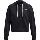 Under Armour Športne jope in jakne Essential Fleece Script FZ Hoodie Črna | Shoptok.si