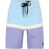 Oakley Kratke hlače za surfanje svetlo modra / svetlo lila / črna / bela