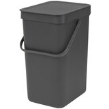 Brabantia Zabojnik za ločevanje odpadkov 12 L - siva | Shoptok.si