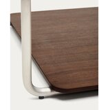Kave Home Tamno smeđi stolić za kavu sa staklenom pločom stola 60x140 cm Tarsel – | shoptok.hr