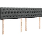  Krevet s oprugama i madracem tamnosivi 200 x 200 cm od tkanine | shoptok.hr