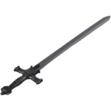 Plastični viteški mač za igru 80cm x 18cm x 3cm - crni | shoptok.hr