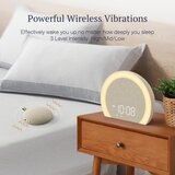 ANJANK Digitalna budilka z brezžičnim vibracijskim alarmom in nočno lučko | Shoptok.si