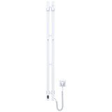  Električni sušač peškira sa termostatom SILOUETTE 70W 120x9 cm beli, desni | Eponuda.com