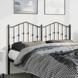 Metalno zamjensko uzglavlje crno 135 cm | shoptok.hr