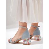 Resti Women's sandals with decorative heels Ballou | Shoptok.si