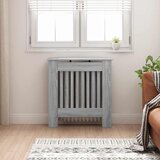 vidaXL Pokrov radiatorja Siva Sonoma 78 x 19 x 81,5 cm Konstruiran les | Shoptok.si
