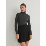 Reserved - Plisirana mini suknja - crno | shoptok.hr