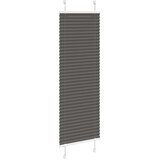 vidaXL Plisirana žaluzija črna 45x100 cm Širina tkanine 44,4 cm | Shoptok.si