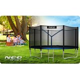 Neo-Sport vrtni trampolin 404 cm (13 ft) s vanjskom mrežom i ljestvama, plavi | shoptok.hr