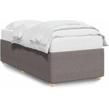  Okvir za krevet bez madraca smeđesivi 100 x 200 cm od tkanine | shoptok.hr