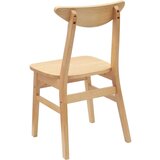  Trpezarijske stolice 2 pcs Prirodna 42 x 47.5 x 81 cm | shoptok.hr