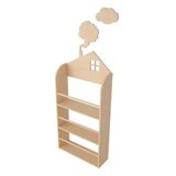 Hanah home polica za knjige lucca birchwood
