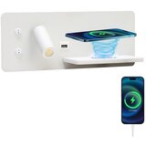 Immax 08285L-LED Zidno svetlo sa policom, USB i bežičnim punjenjem LED/3W/230V + LED/3W | Eponuda.com